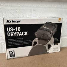Kriega US-10 Drypack Motorbike Tail Bag 10L - Brand New In Box