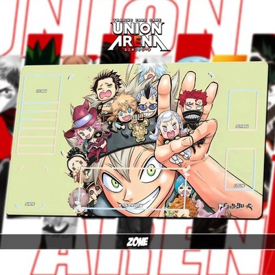 Union ARENA Playmat TCG | 24x14''(60*35cm) | BC11 - Black Clover - genähte Kanten