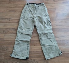 Columbia Convert Snow Pants Youth Size XL 14/16 Ski Snowboard Tan C5