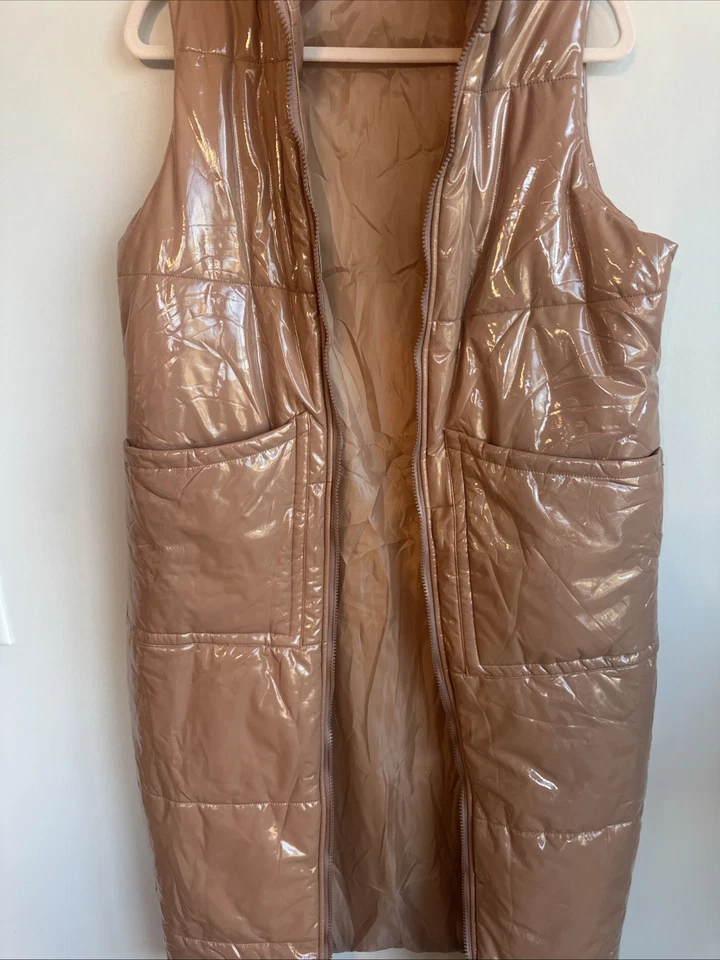 36POINT5 Chaleco Largo PUFFER Sin Mangas (Talla PEQUEÑA) Chaleco Chaqueta Burbuja Maxi Foto 3 de 4