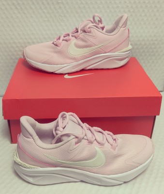 Nike Girls Size 5Y Star Runner 4 NN (GS) Pink Foam Summit White New With Box 