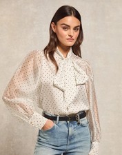 White Puff Sleeve Blouses for Women for sale UK