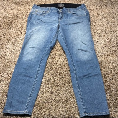 Torrid Bombshell Skinny Jeans Womens 18T Blue Medium Wash Premium Stretch Tall