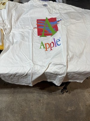 Vintage 1990s Apple Computers Single Stitch PT-Shirt Mens XL Hanes Beefy New