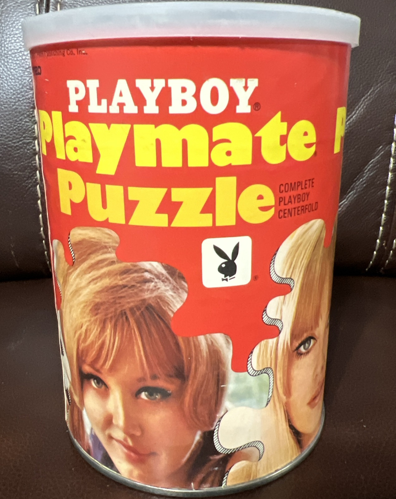 VTG 1967 Playboy Playmate Jigsaw Puzzle Miss February Lorrie