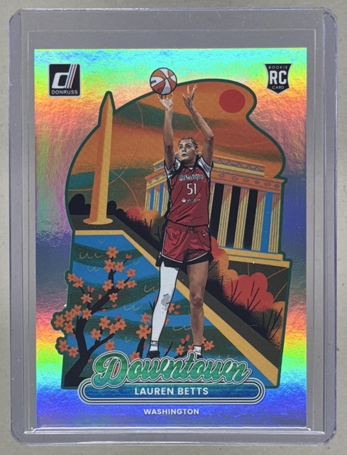 Lauren Betts 2026 Panini Donruss WNBA #14 Downtown Rookie RC SSP