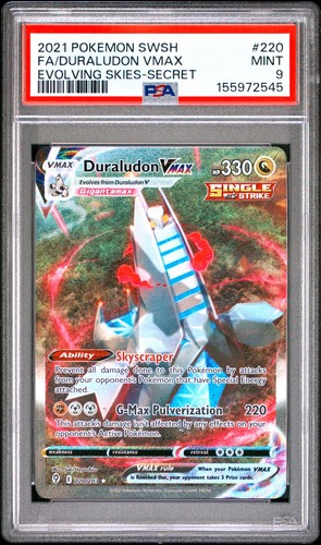 Duraludon VMAX graded PSA 9 for sale on eBay