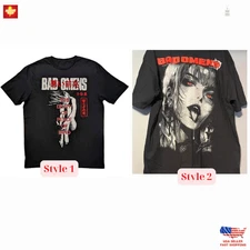 HOT!!! Bad Omens rock band short sleeve black color shirt Reprint Gildan