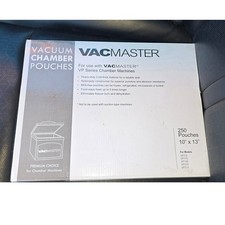 VacMaster 3-Mil VP Vacuum Chamber Pouches, 10x13, 250 pouches
