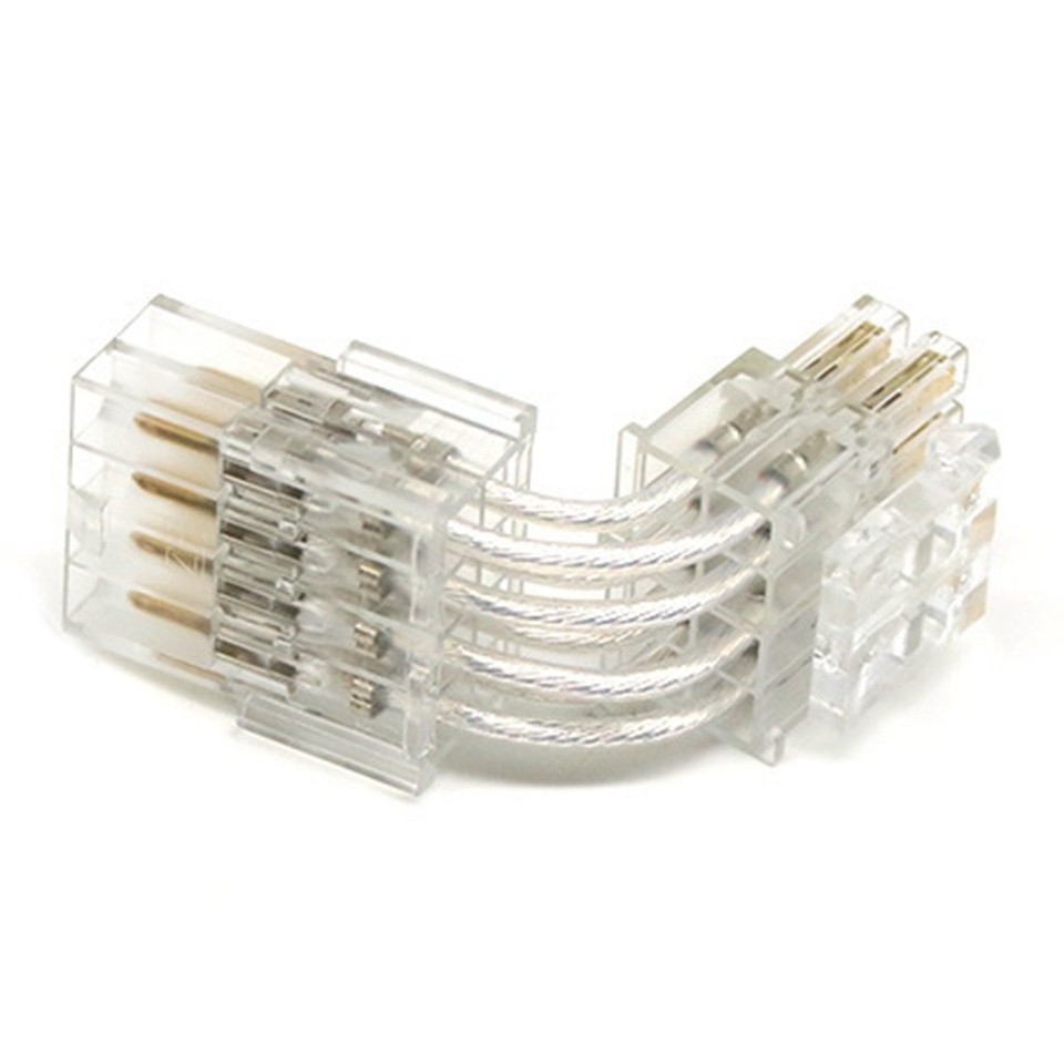 8Pin Female to Male 90 Degree Adapter (4+4)Pin Adapter for CPU ...