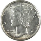 1945 S Mercury Silver Dime AU About Uncirculated 10c Coin SKU:CP345