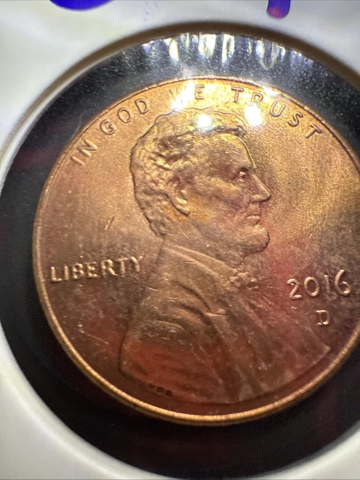2016 d penny With Errors..! - Image 2 of 4