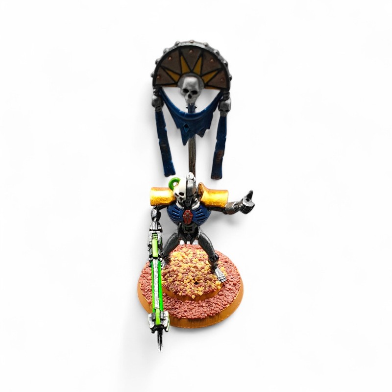 Standard Bearer Painted Warhammer Necrons Vintage Metal 40K 2002