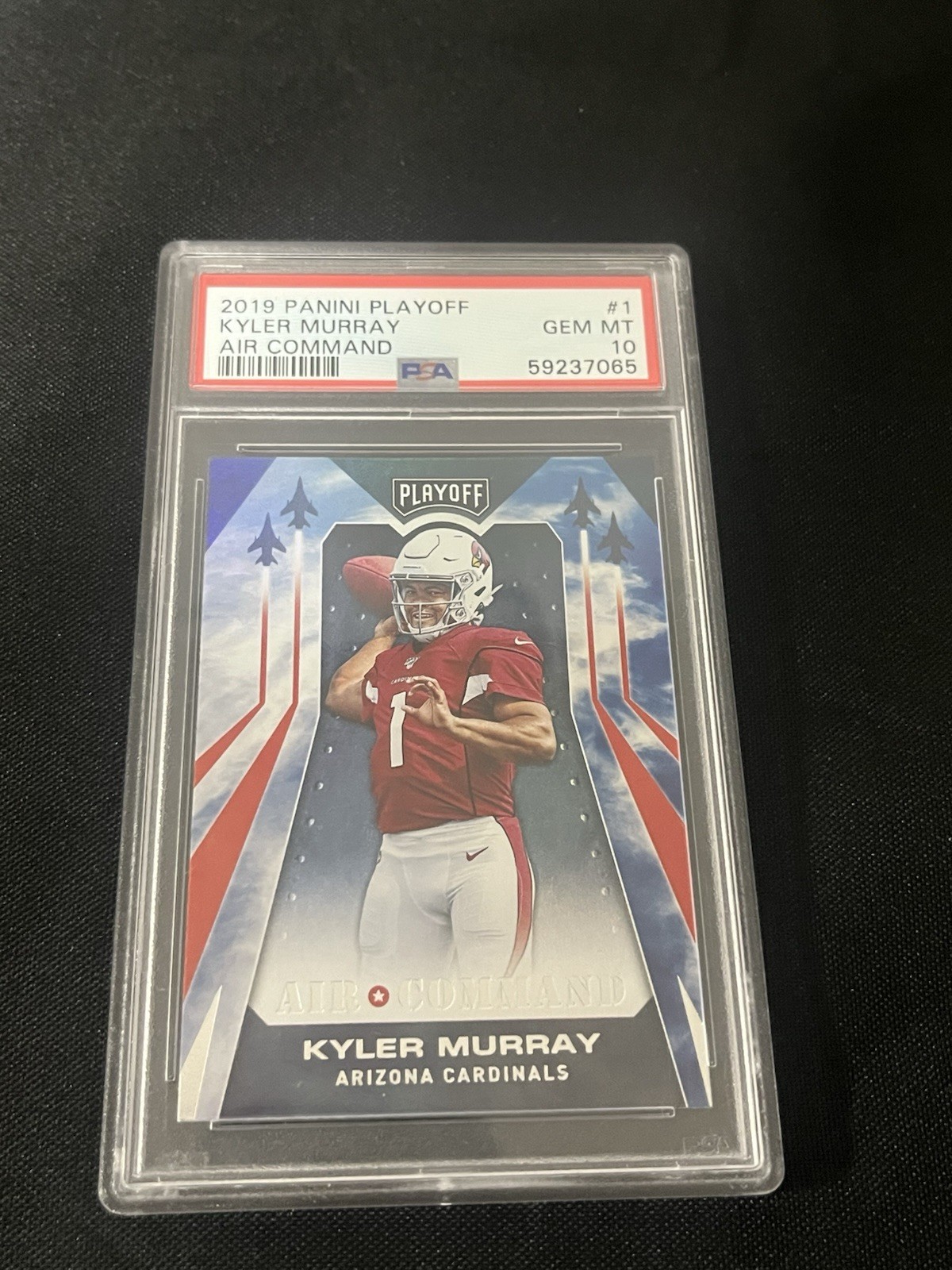 Kyler Murray Panini Playoff Air Command #1 Base