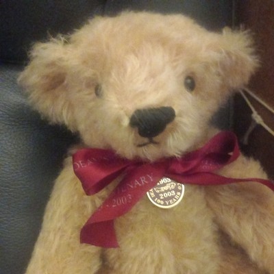 Dean's Rag Book UK Limited Edition 2003 Membership Teddy Bear 100% Mohair 194 