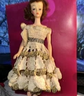 Vintage Barbi Mitzi With Extra Dress And Hand Bag