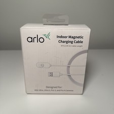 ARLO Indoor Magnetic Charging Cable 8 ft For Ultra, Ultra 2, Pro 3 4 Cameras NEW