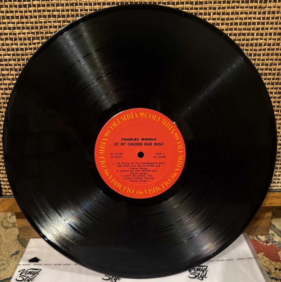 Charles Mingus Let My Children Hear Music LP White Label Promo EX - Image 3 of 4