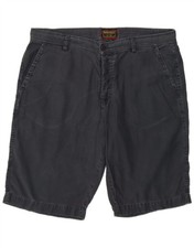 Woolrich Mens Chino Shorts W38 XL Grey Cotton BP09