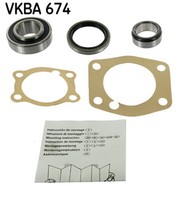 SKF Radlagersatz Vkba 674 FüR Toyota Daihatsu Corolla Liftback Celica Carina 1