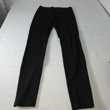 7 For All Mankind Womans Black Skinny Leggings/Jeggings P Pre-owned