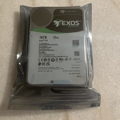 SEAGATE EXOS X16 16TB HDD SATA 7200 RPM 3.5'' - 2KK103-003 ST16000NM001G