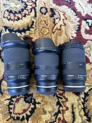 Tamron 28-200 17-28 F/2.8-5.6 Di III RXD for Sony Mirrorless BUNDLE 3 lens 
