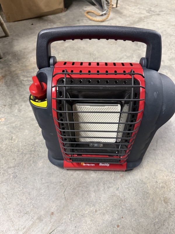 Mr. Heater Portable Buddy Propane Infrared Camping Heater Red Black Outdoor