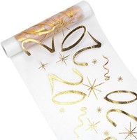 TischläUfer Gold 28Cm X 10M Tischdeko FüR Geburtstag Deko Frau Mann