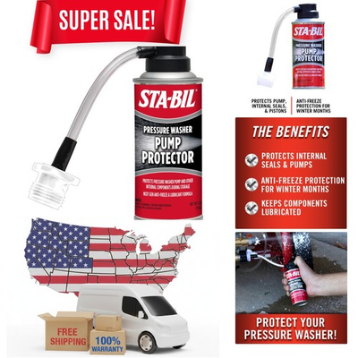 #ad 4oz Pump Protector for Pressure Washers Prevents Freezing Damage $14.20
