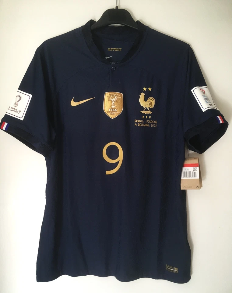 Maillot GIROUD Equipe de France 2022 Qatar Fifa taille L - Nike player no porté - Photo 1/4