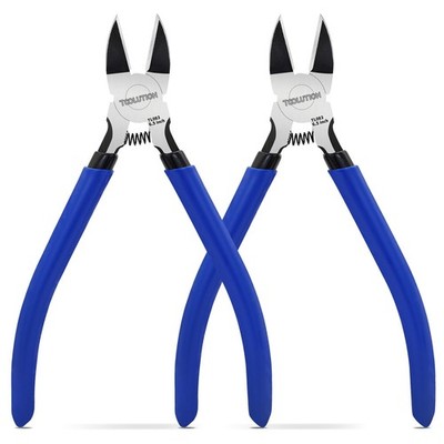 Wire Cutters for Artificial Flowers - 2 Pack Wire Snips 6'' Side Cutting Plier...