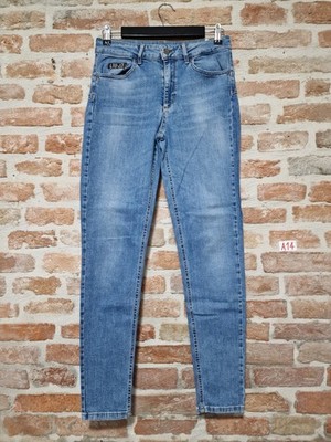 Liu Jo Jeans mit Strass Damen Größe S Slimfit Denim Blau Top Zustand