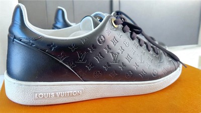 LOUIS VUITTON BLACK FRONTROW SNEAKER- Size 40 with original box and dust bags.