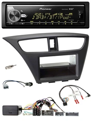 Pioneer Bluetooth USB DAB Lenkrad Autoradio für Honda Civic (ab 2012) - Bild 1 von 4
