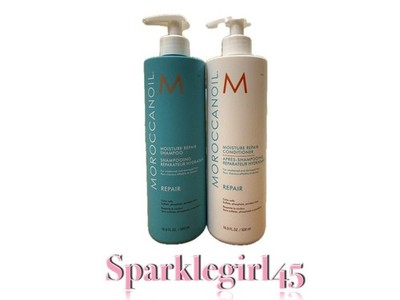 Moroccanoil Moisture Repair Shampoo and Conditioner Set-16.9oz each. NEW! FRESH!