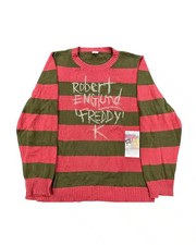 Robert Englund signed Sweater Freddy Krueger A Nightmare on Elm Street