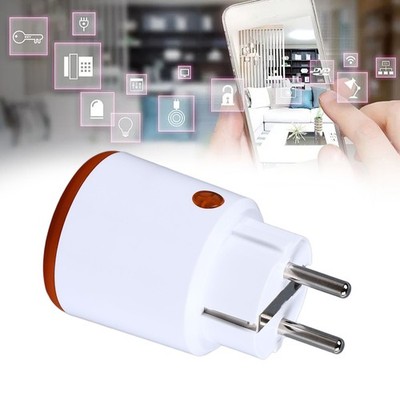 ­Smart Plug Outlet 16A Multifunctional Voice Control Mini Smart Plug For 