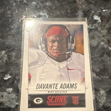 Score 2014 Davante Adams Rookie Card #358 Green Bay Packers Football RC. rookie card picture