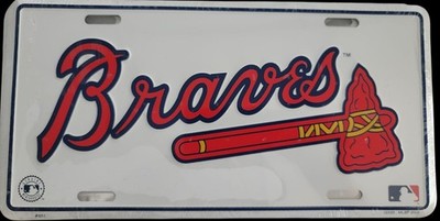 MLB Atlanta Braves Car Plates