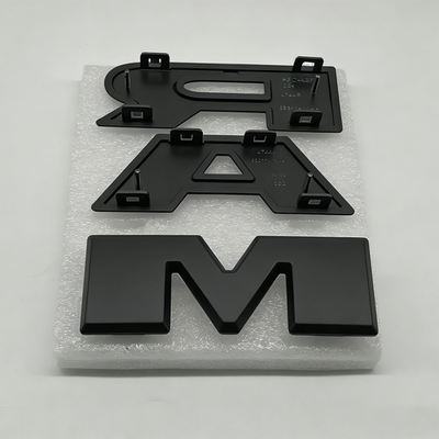 #ad Grille Letter For R A M 1500 Front Emblem 2019 2023 Black Badge Clip Accessory $28.19