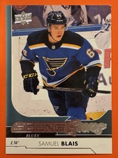 2017-18 Upper Deck Samuel Blais Young Guns Rookie RC #453 Hockey St. Louis Blues