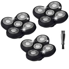 Head Shaver Replacement Blades Compatible with Groomi Baldie Pro 3-Black