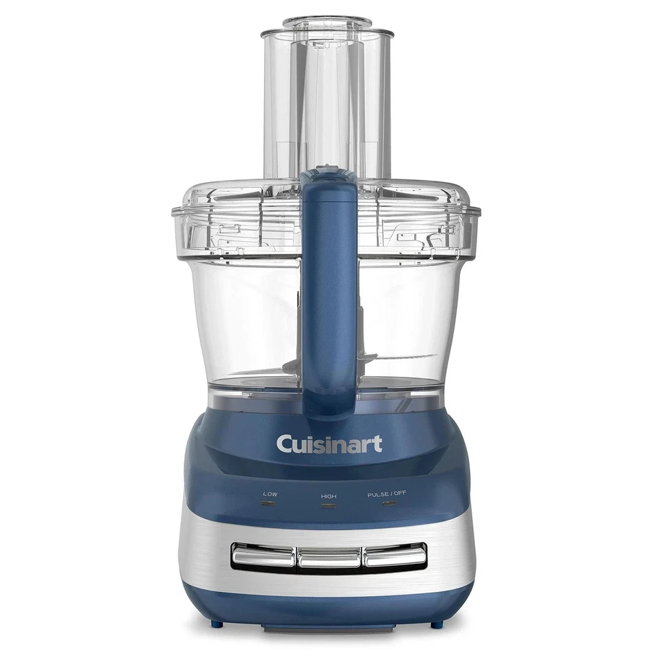 Cuisinart Core Custom 10 Cup Food Processor Blue Color Certified Refurbished