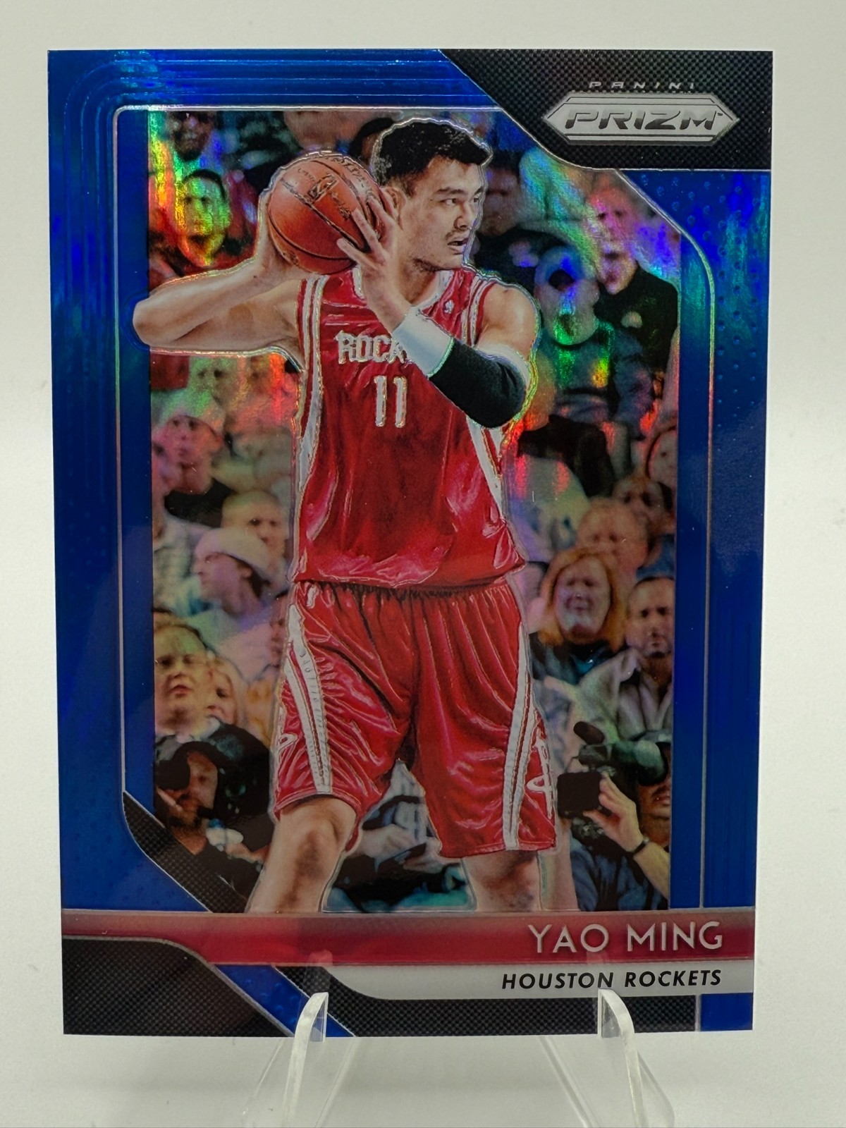 2018-19 Panini Prizm - Yao Ming #135 Blue Prizm /199 Rockets
