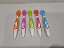 Munchkin Soft Tip Baby Spoons - Lot of 5- Multi Color Safety Spoons