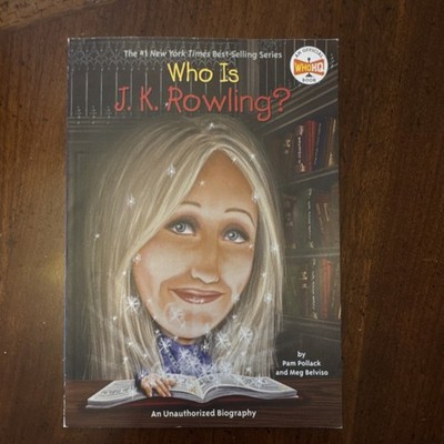 Penguin Workshop Who Is J. K. Rowling? Pam Pollack Trade Paperback Illustrated