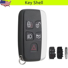 Replacement For Jaguar Xj Xe Xf F-type Smart Remote Key Shell Case Fob 5 Button