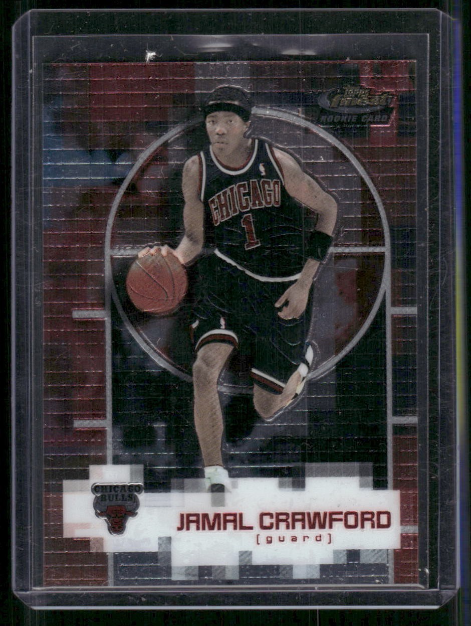JAMAL CRAWFORD 2000-01 Topps Finest Rookie Card RC #D /1599