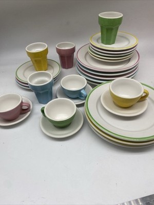 Child s Pastel Tea Set Ikea Duknig 28 Pc Extra Plates